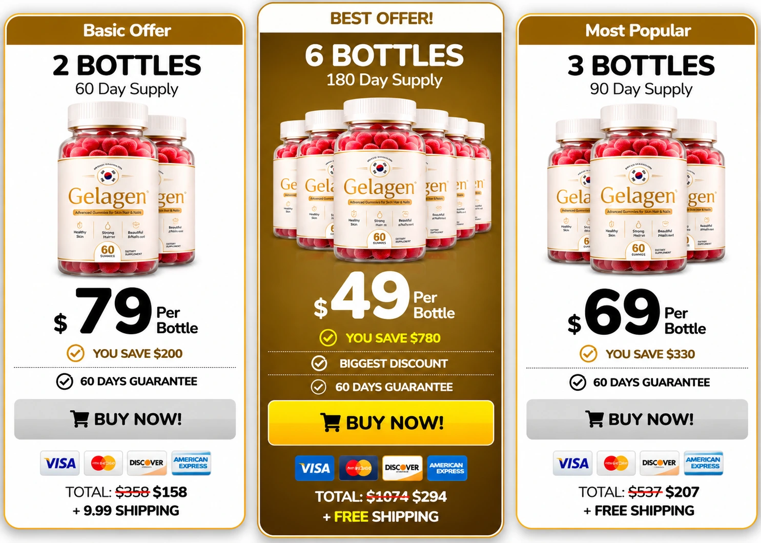 Gelagen Special Discounted Pricing